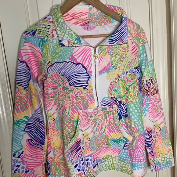 Lilly Pulitzer Pullover with Pocket | UPF 50+ Skipper Popover - Picture 2 of 7